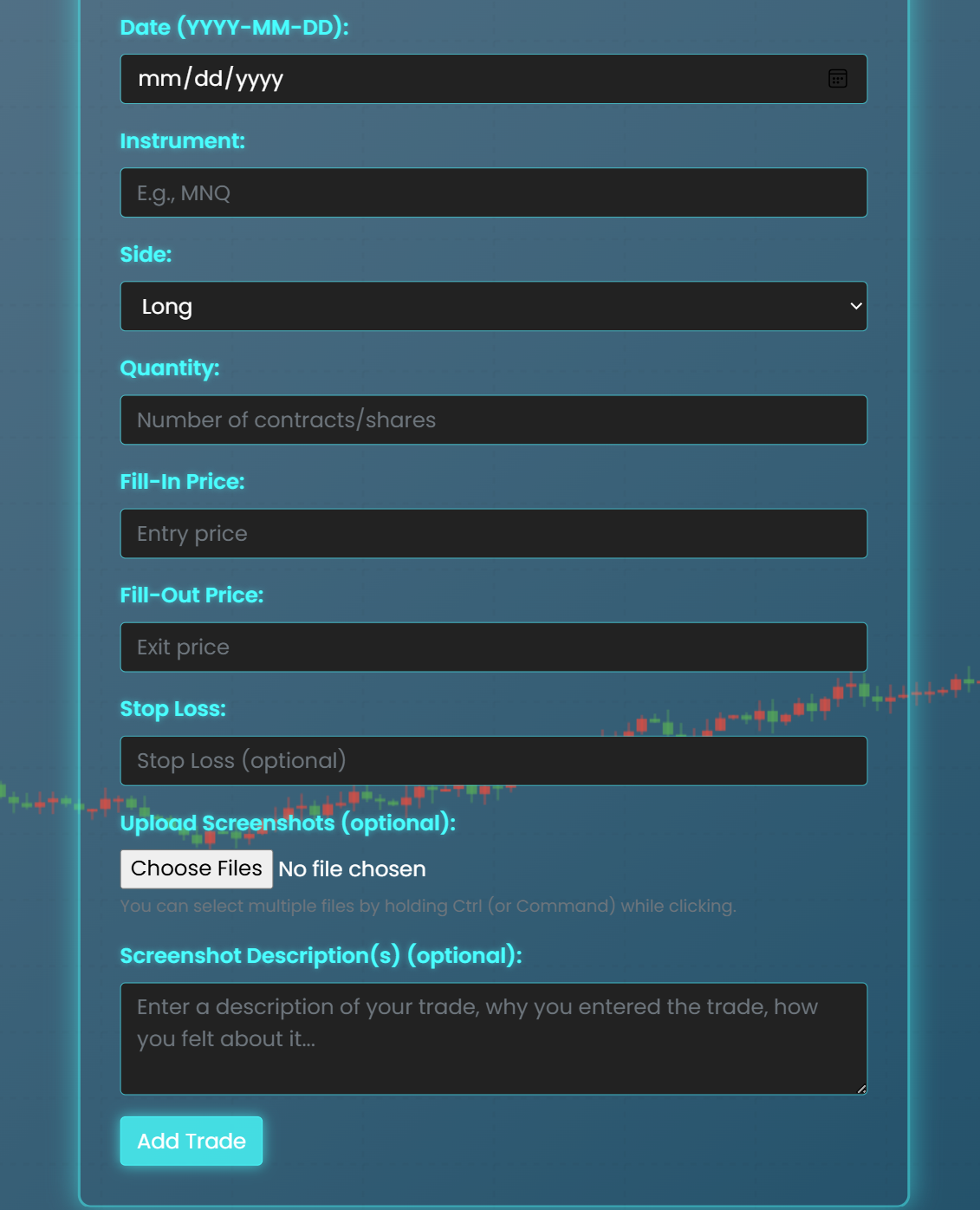 Futuristic Dashboard